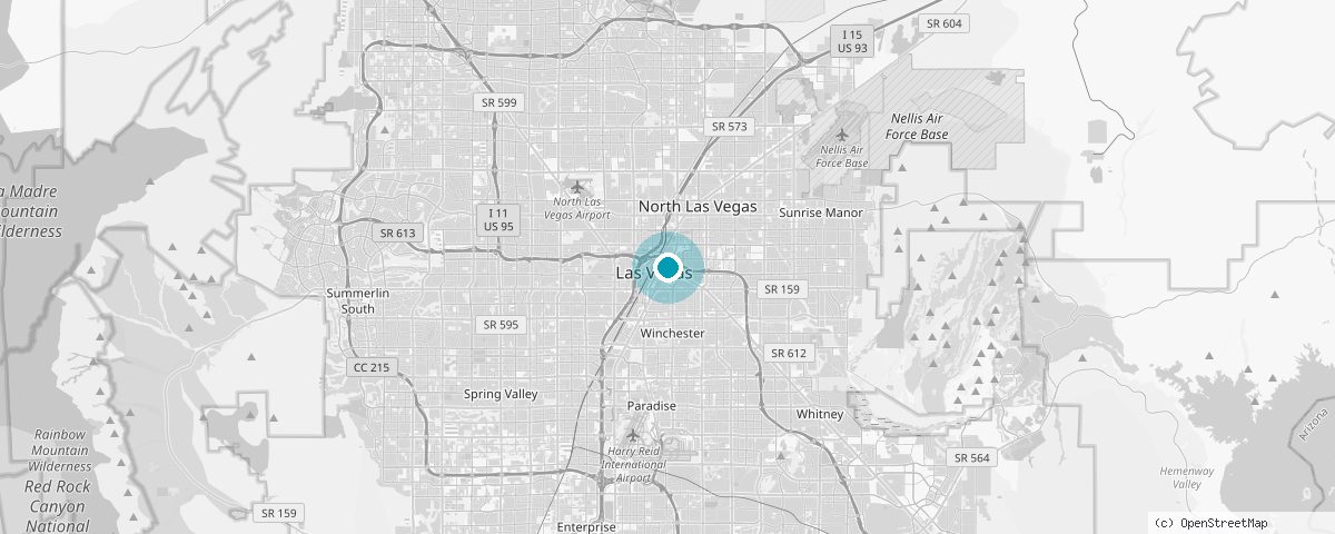 Las Vegas haritası